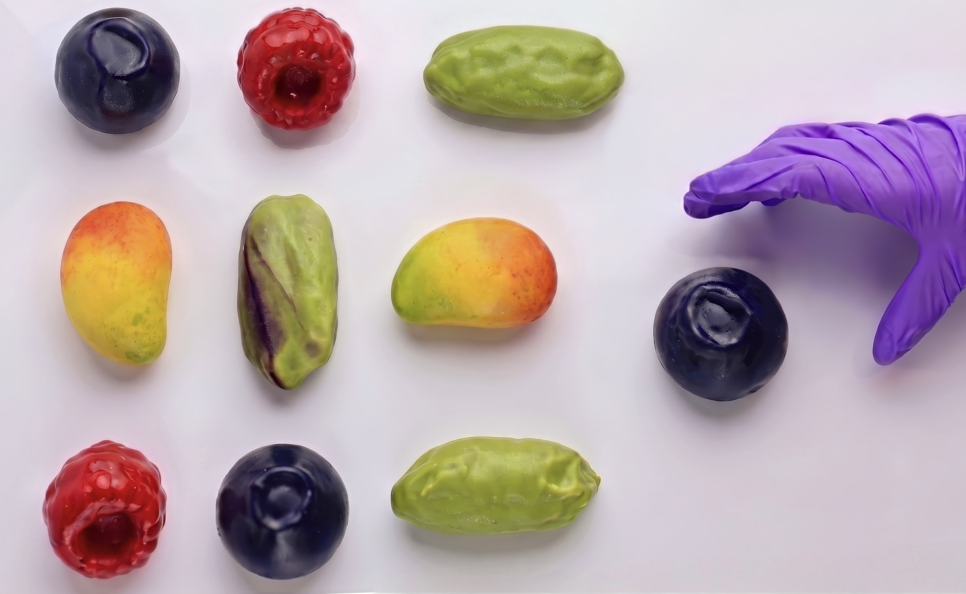 Fruit shaped pastries by Dessservd