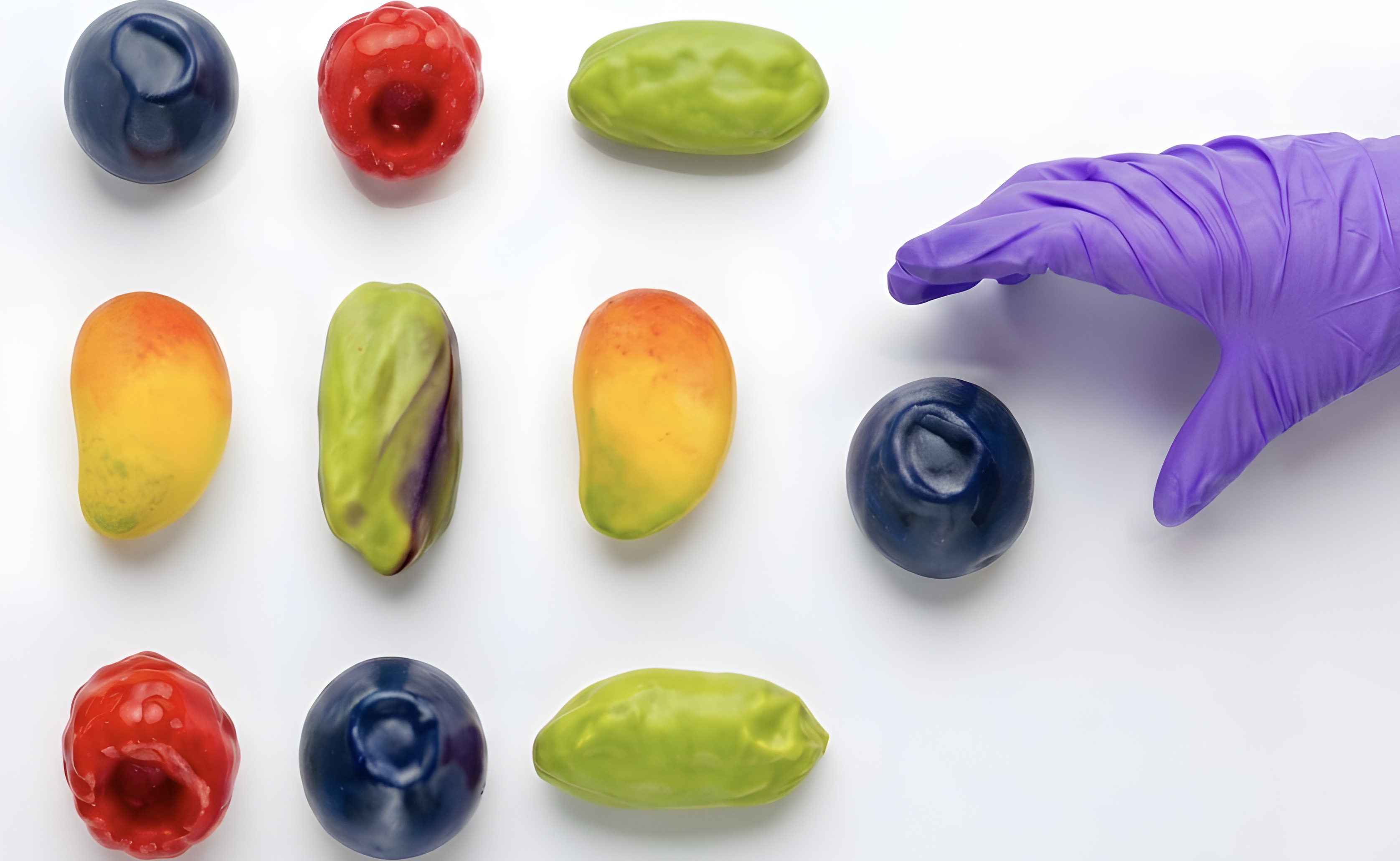 Fruit shaped pastries by Dessservd